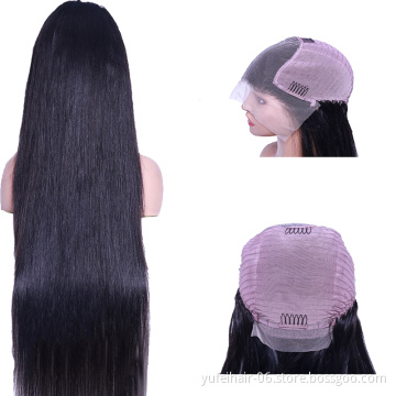 8-40 Inch Transparent HD Swiss Lace Front Wig with Baby Hair Deep Wave Human Hair Wig